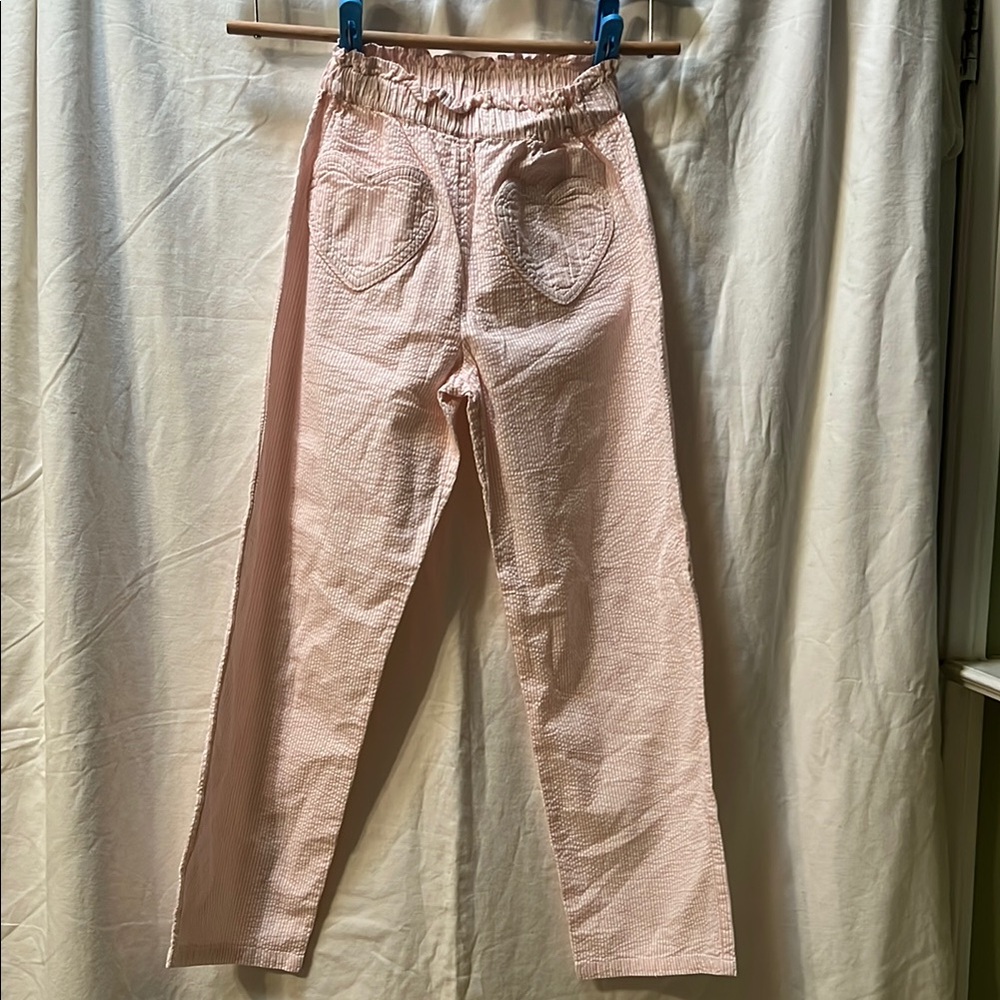 Bonton Pink Striped Pants